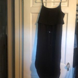 Black maxi dress size Large